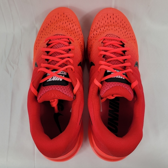 Nike Air Max 2017 Crimson Red Athletic Shoes Sneakers Mens Size 11.5 849559-602 - Picture 4 of 12